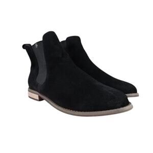 Carlton London Shoes Womens 10 Boots Fashion Chelsea Pull On Black Round Toe CL